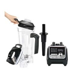 Vosco VHS-206C Pro Dijital Buz Kırıcı Bar Blender, 2 L, 2200 W, Siyah, VHS-206C SİYAH