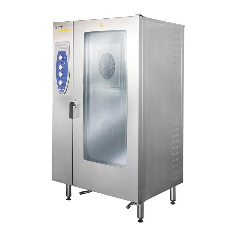 Öztiryakiler OKFG 202 Konveksiyonlu Kızaklı Kit Arabalı Fırın, 20 Adet GN 2/1 Tepsi Kapasiteli, Gazlı, 7890.20G21.03TK