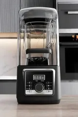 Vosco VHS-213 Pro Gürültü Önleyici Kapaklı Buz Kırıcılı Dijital Bar Blender, 4 L, 2200 W, VHS-213