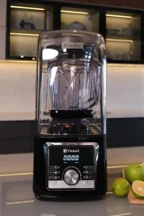 Vosco VHS-213 Pro Gürültü Önleyici Kapaklı Buz Kırıcılı Dijital Bar Blender, 4 L, 2200 W, VHS-213