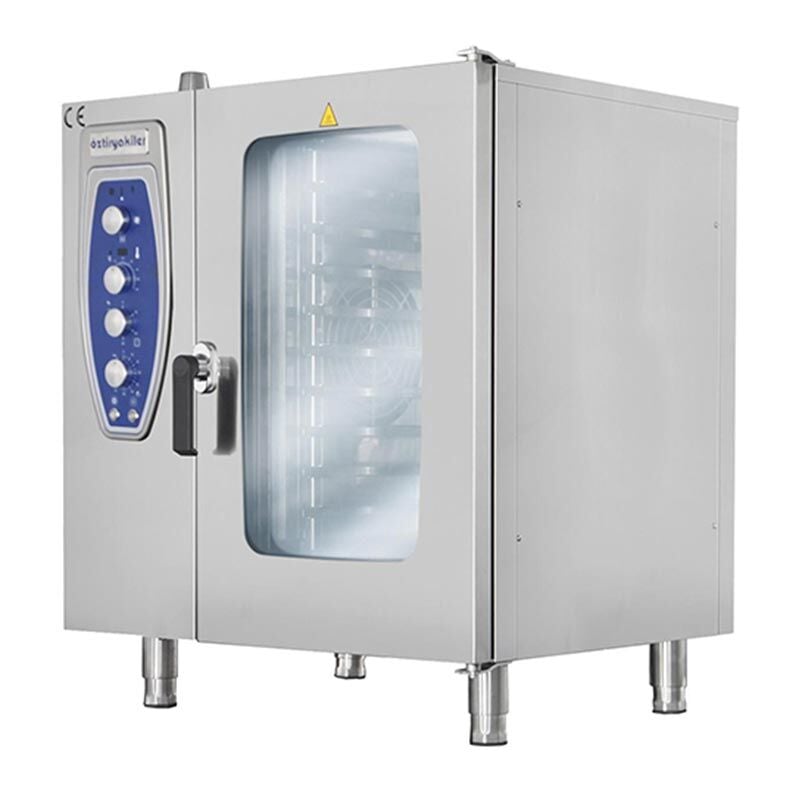 Öztiryakiler OKFG 601 Kızaklı Konveksiyonlu Fırın, 6 Adet GN 1/1 Tepsi Kapasiteli, Gazlı, 7890.6G110.03