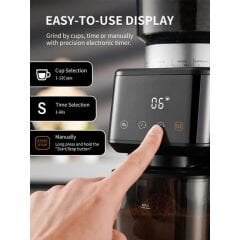 Vosco VBD-CG018 Dijital Espresso Kahve Değirmeni,Ev Tipi, VBD-CG018