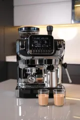 Vosco VST-520ECS Tek Kazanlı Öğütücülü ve Espresso Kahve Makinesi,2 L, 1 Gruplu, Siyah, VST-520ECS
