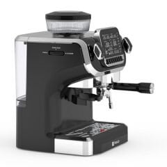 Vosco VST-520ECS Tek Kazanlı Öğütücülü ve Espresso Kahve Makinesi,2 L, 1 Gruplu, Siyah, VST-520ECS
