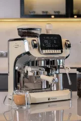 Vosco VST-520ECB Tek Kazanlı Öğütücülü ve Espresso Kahve Makinesi,2 L, 1 Gruplu, Beyaz, VST-520ECB