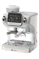 Vosco VST-520ECB Tek Kazanlı Öğütücülü ve Espresso Kahve Makinesi,2 L, 1 Gruplu, Beyaz, VST-520ECB