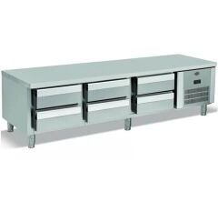 Empero Set Altı Dondurucu 8 Çekmeceli , 240x60x60, EMP.240.60.02-S