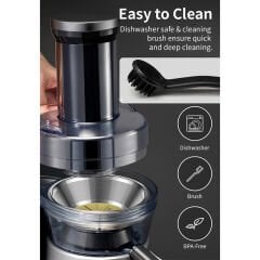 Vosco Katı Meyve Sıkacağı, 1,2 L, 1200W, VHS-JE2106A