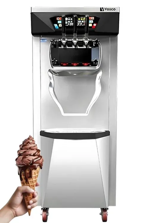 Vosco 3 Kollu Soft  Dondurma Makinesi, VSC-28F