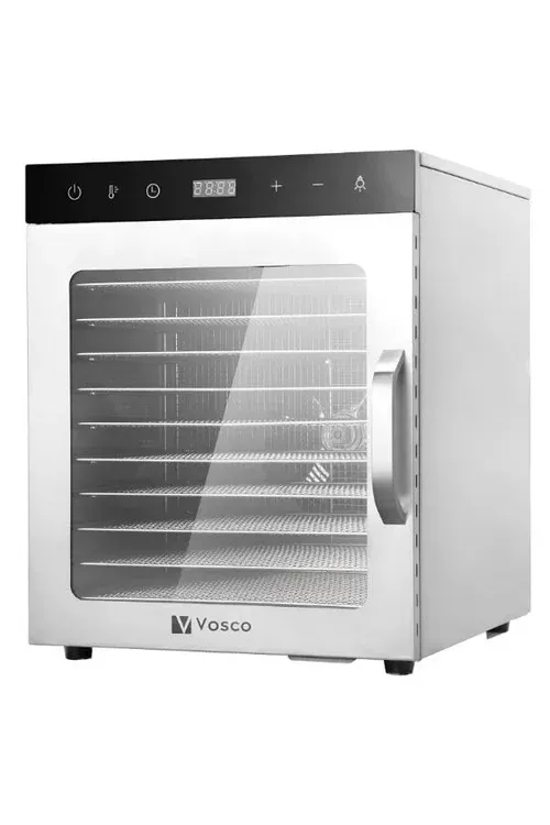 Vosco Meyve Kurutma Makinesi, 10 Tepsili, 800W, VSS-10H