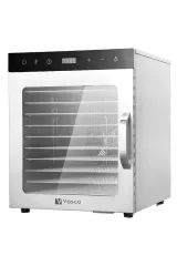 Vosco Meyve Kurutma Makinesi, 10 Tepsili, 800W, VSS-10H
