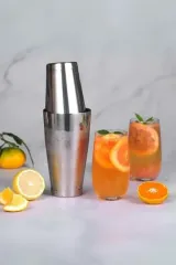 Vosco Boston Kokteyl Shaker 750 ml, Paslanmaz Çelik, VSC-KB1