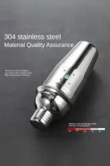 Vosco Kokteyl Shaker Seti 7 Parça 750 ml, Paslanmaz Çelik, VSC-7