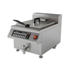 Vosco Endüstriyel Fritöz, Tekli, 8 Litre, Elektrikli, 29x52x41,8 cm , VSL-FRT1C08B