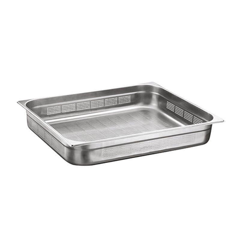 Öztiryakiler GN 2/1-100 mm Delikli Gastronorm Küvet, 0311.21100.21