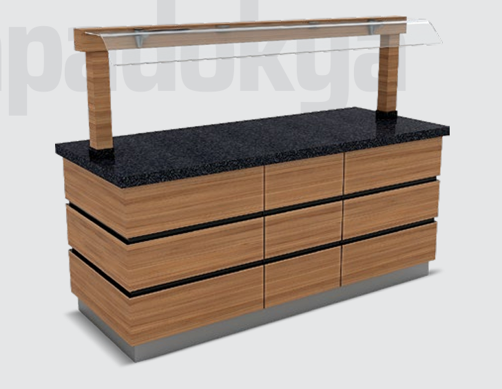 Empero Kapadokya Nötr Servis Ünitesi Nefeslikli, 220x90x90/155, KPD.NTR-N.07