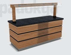 Empero Kapadokya Soğuk Servis Ünitesi Nefeslikli, 200x90x90/155, KPD.SSU-N.06