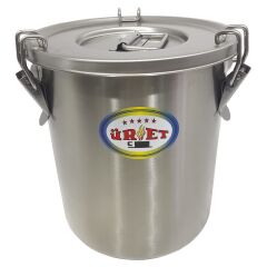 Üret Çelik 30x30 Yemek Taşıma Kabı 21 Litre, TSM 6