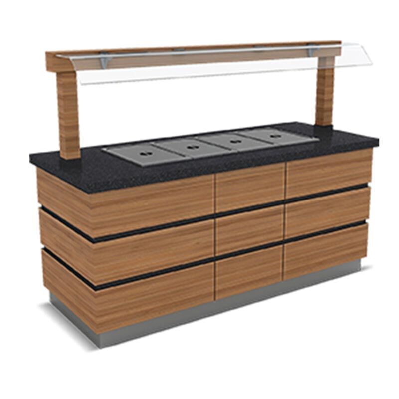 Empero Kapadokya Sıcak Servis Üniteleri Nefeslikli, 160x90x90/155, KPD.SSB.02