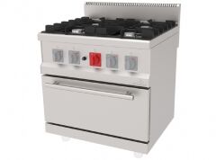 Atalay Gazlı Kuzine, 80x70x30, AGK-870