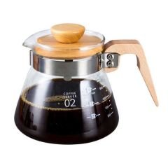 Epinox Kahve Sürahisi Ahşap Sap - 600 ML VCWN-60