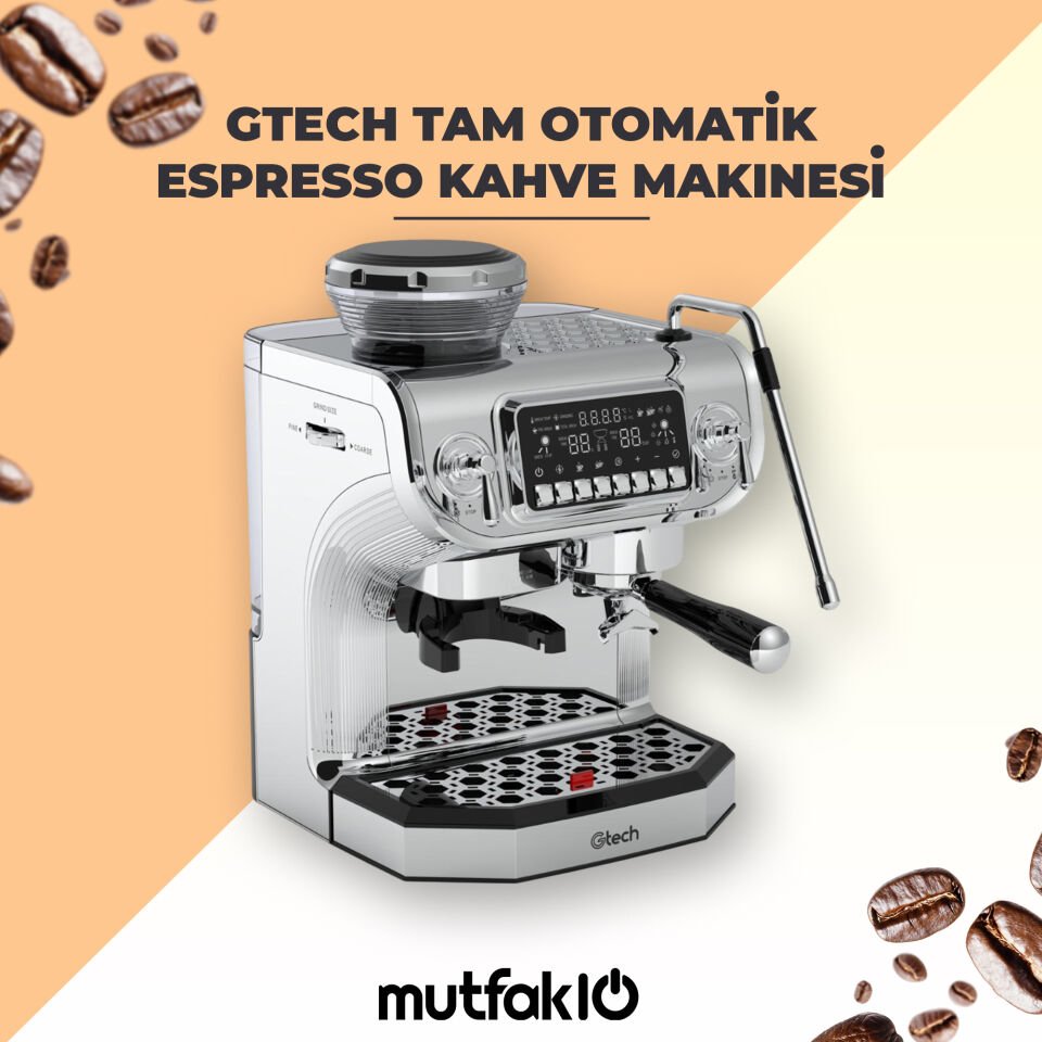 Gtech Tam Otomatik Espresso Kahve Makinesi Dijital 1 Gruplu ST-530ED