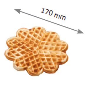 Omake WFL01.E12.0201 Tekli Çiçek Waffle Makinesi