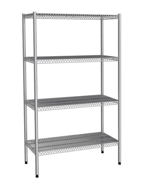 Empero Tel Raflar 4 Katlı (1800 mm), 36x122x180, EMP.T.2.36122-18-4