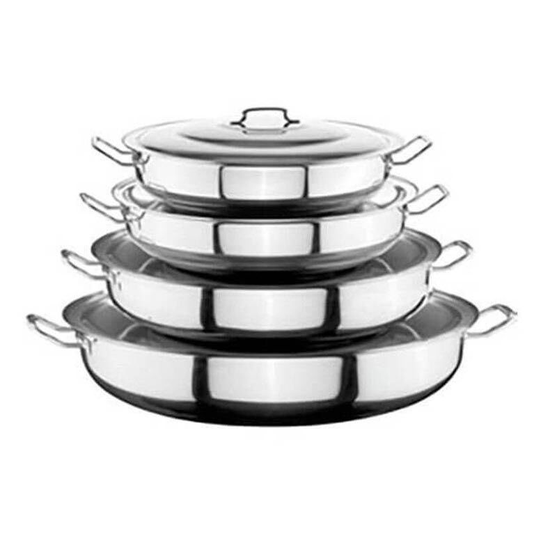 Öztiryakiler Kapaklı Sığ Helvane Tencere, 70x20 cm, 0112.07020.02