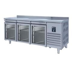 Iceinox Tezgah Tip Buzdolabı 3 Cam Kapılı, CTS 440 UG CR, 200x60x85