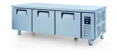 Iceinox Tezgah Tip Buzdolabı 3 Kapılı Kısa Model, CTN 515, 180x70x85