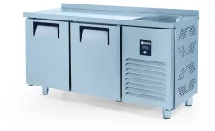 Iceinox Tezgah Tip Buzdolabı 2 Kapılı Evyeli, CTS 275 S CR, 150x60x85