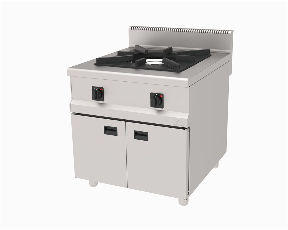 Atalay Dolaplı Tek Gözlü Gazlı Ocak, 80x90x85, AGO-890 T