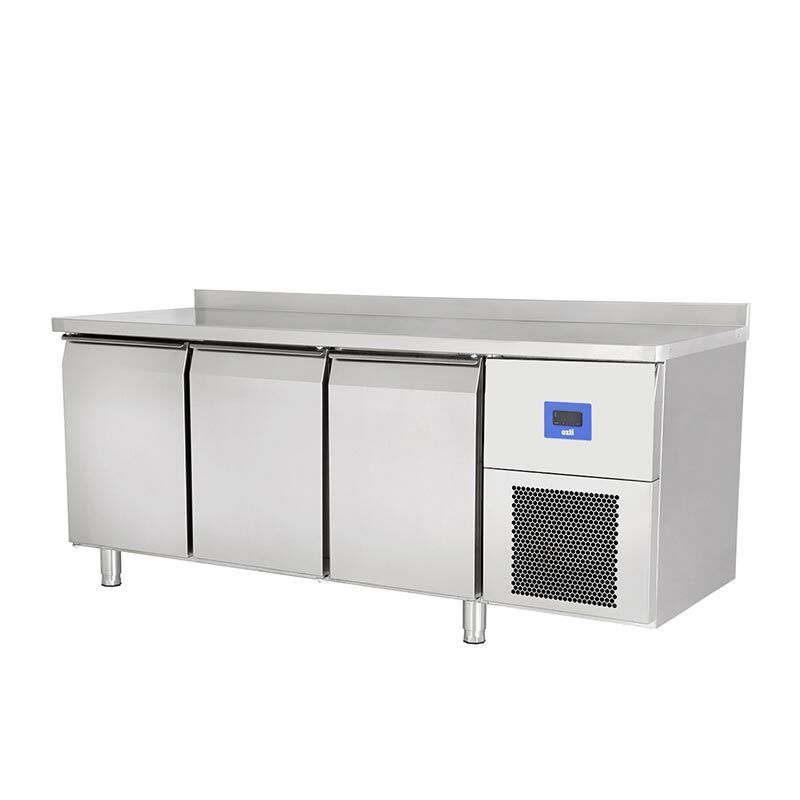 Öztiryakiler TA 360 NMV Yatay Tezgah Tip Buzdolabı, 3 Kapılı, 380 L, 79E3.36NMV.00
