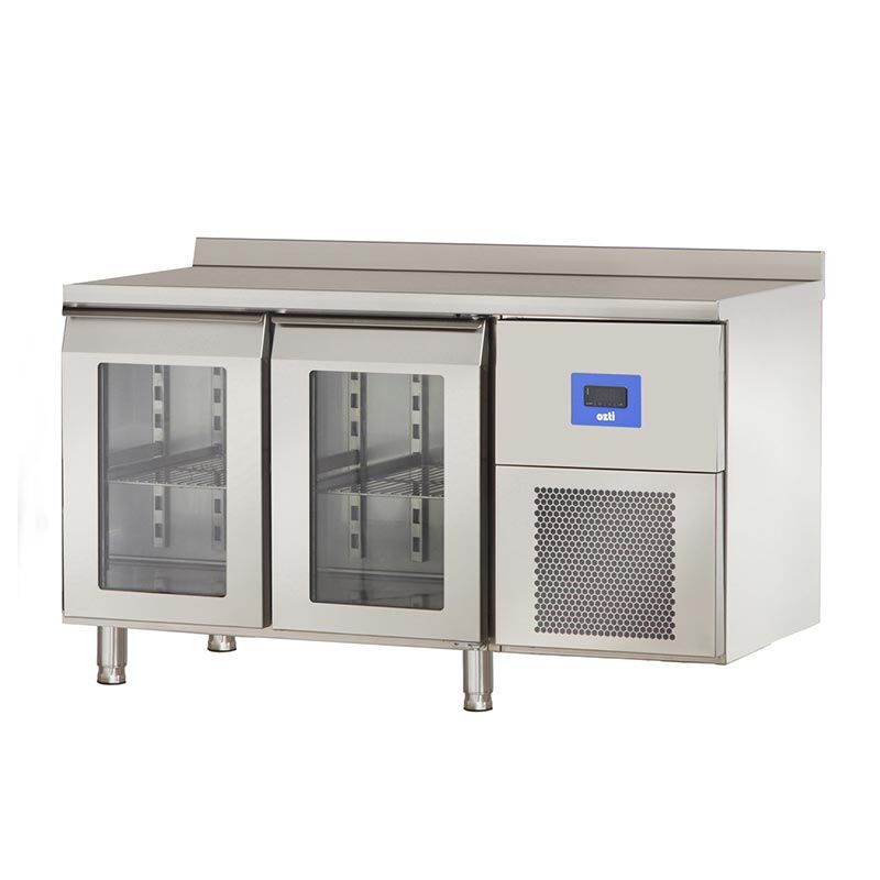 Öztiryakiler TA 260 NMV Çift Cam Kapılı Yatay Tezgah Tip Buzdolabı, 252 L, 79E3.26NMV.01