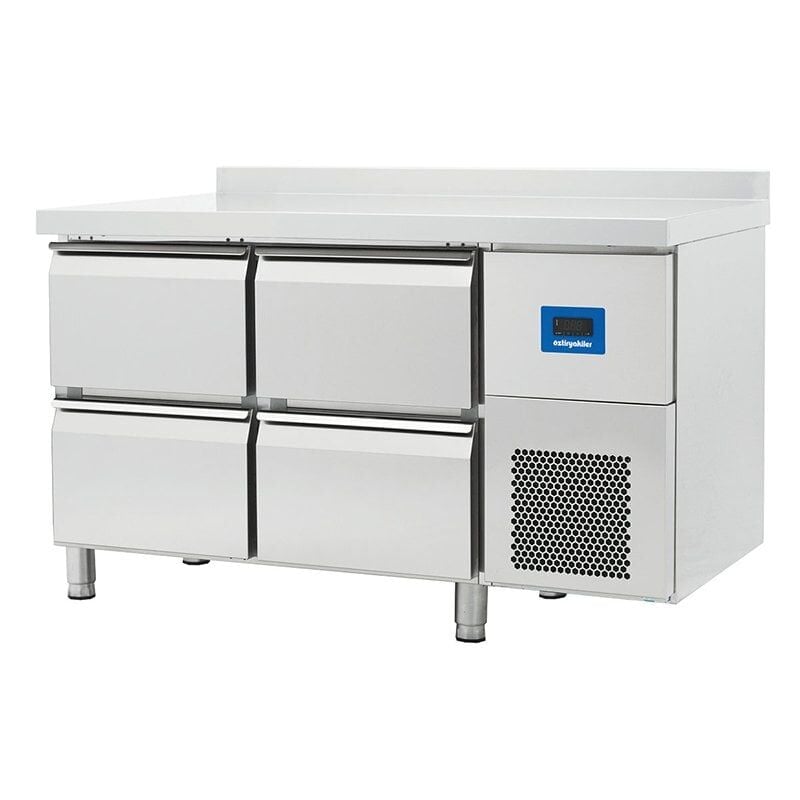 Öztiryakiler TA 260 LMV Derin Dondurucu 4 Çekmeceli Yatay Tezgah Tip 6644, 79E3.26LMV.02