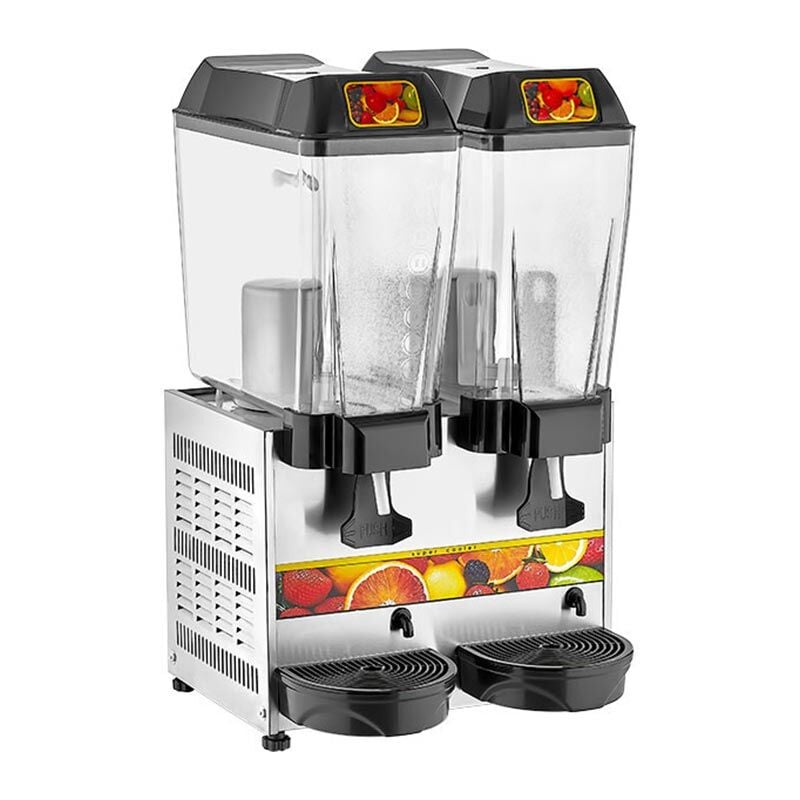 Remta Şerbet+Şerbet Soğutucu, 2 Hazneli, 20+20 L, Gri, ST12.GRI