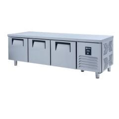 Ice Inox Pişirici Altı Buzdolabı 3 Kapılı, UTS 280, 200x60x60