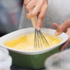 Epinox Silikon Çırpıcı 25 Cm Ahşap Sap SAP-30