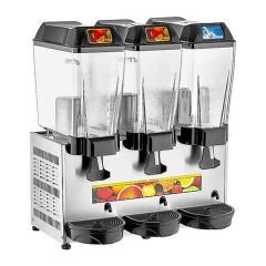 Remta Üçlü Şerbet+Şerbet+Ayran Soğutucu, 20+20+20 Litre, Inox, ST17.GRI