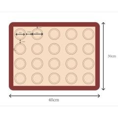 Epinox Silikon Makaron Mat 40x30 Cm SMM-43