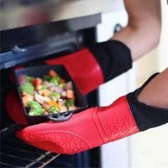 Epinox Silikon Fırın Eldiveni Siyah SLK-ELDS