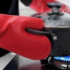 Epinox Silikon Fırın Eldiveni Siyah SLK-ELDS