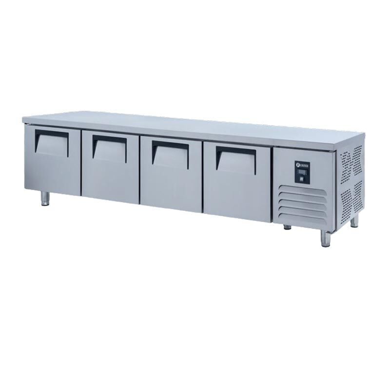 Iceinox Pişirici Altı Deepfreeze 4 Kapılı, UTS 370 N CR , 240x60x60