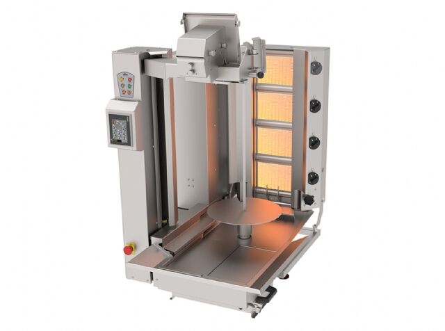 Atalay 4 Radyanlı Gazlı Döner Robotu, Geniş Kesim, Compact, ADR-C1-4G GK