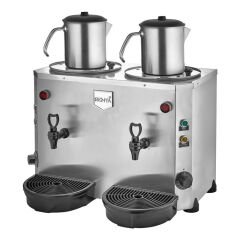 Remta 2 Demlikli Mini Jumbo Çay Makinesi, 9+9 L, Elektrikli, Gri, 43x43x54, DE15