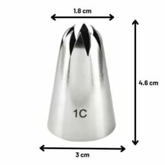 Epinox Duy Kapalı Yıldız - 8 Diş / 30x18x46 DY-1C