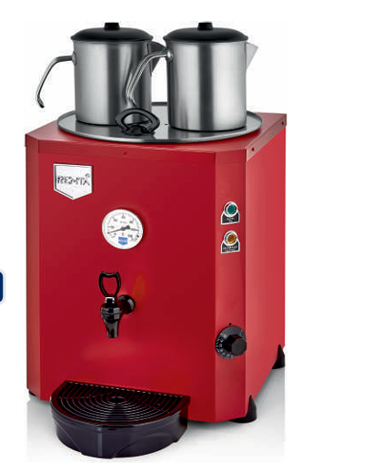 Remta 2 Demlikli Jumbo Çay Makinesi,23 L, Elektrikli, Kırmızı, 48x36x62, DE11.KIRMIZI