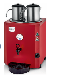 Remta 2 Demlikli Jumbo Çay Makinesi,23 L, Elektrikli, Kırmızı, 48x36x62, DE11.KIRMIZI