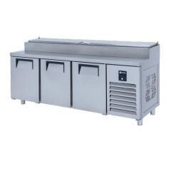 Ice Inox Make Up Kısa Buzdolabı 3 Kapılı, PTS-L 515, 200x70x97